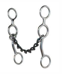 Metalab Junior Cow Horse Chain Gag Bit